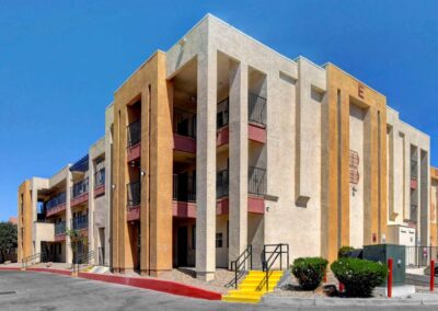 Nellis Suites at Main Gate | An All-Suites Extended Stay Community in Las Vegas, Nevada | Exterior