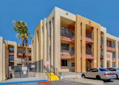 Nellis Suites at Main Gate | An All-Suites Extended Stay Community in Las Vegas, Nevada | Exterior