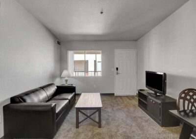 Nellis Suites at Main Gate | An All-Suites Extended Stay Community in Las Vegas, Nevada | Living Area