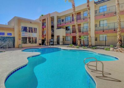 Nellis Suites at Main Gate | An All-Suites Extended Stay Community in Las Vegas, Nevada | Pool and Spa